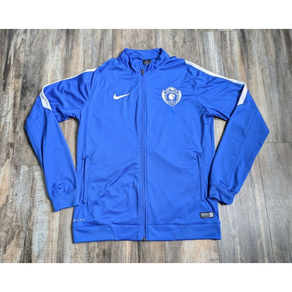 Scott Eagles Nike Track Jacket Blue Men's Large Football Full Zip Soccer